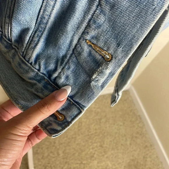 BDG Urban‎ Outfitters Denim Sherpa Jacket - Picture 6 of 9